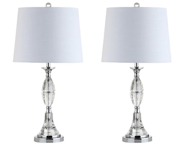 Reid 25.5" Crystal LED Table Lamp - JONATHAN Y